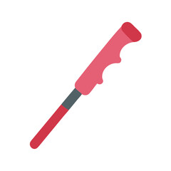 Pink ergonomic tool for kitchen or workshop use