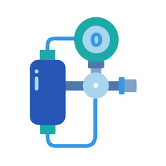 Zero pressure gauge with water filtration system design