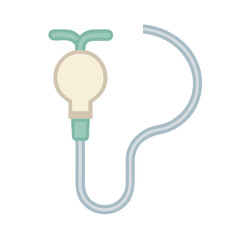 Enema Illustration: Healthcare, Wellness, Medical, Health Equipment Concept