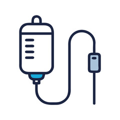 IV Drip Illustration: Medical, Healthcare, Treatment, Infusion
