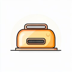 Orange accents adorn this minimalist-style food dehydrator