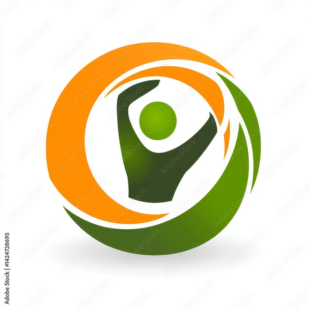 Poster the voice scan profile is depicted as a minimalist and modern icon of a person, implemented in vario