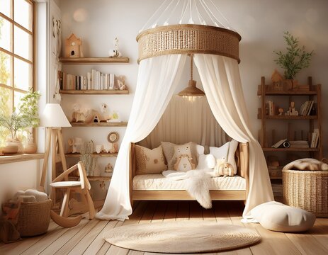  Kinderzimmer im Rustikal-/Landhausstil