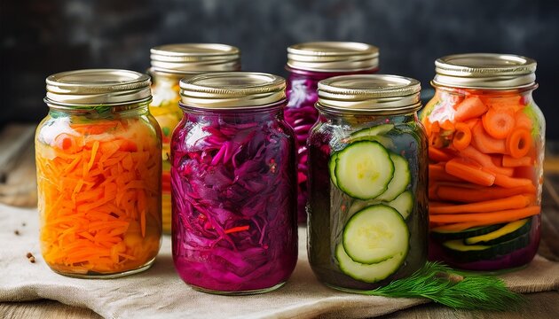 Fermentiertes Gem&uuml;se &ndash; Nat&uuml;rlich eingeweckt in stilvollen Gl&auml;sern