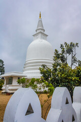 Buddhist stupa in Nuwara Eliya town, Sri Lanka