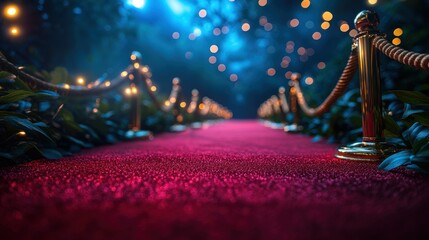 Red carpet event, elegant scene