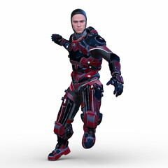 サイバーマン　3DCGレンダリング