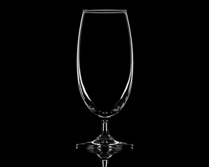 empty wine glass