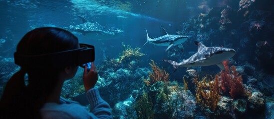 VR experience in an aquarium (1)