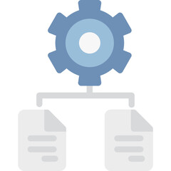 Workflow Automation Flat Icon