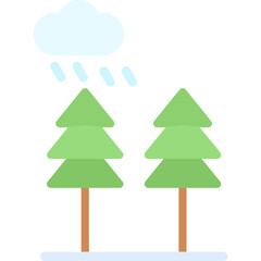 Rainforest Protection Flat Icon