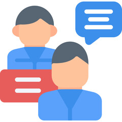 Interview Flat Icon