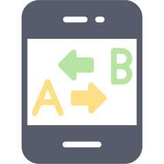 A-B Testing Flat Icon