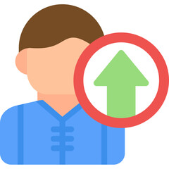 Grow Mindset Flat Icon