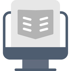 Digital Storybook Flat Icon