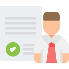 Task Assignment Flat Icon