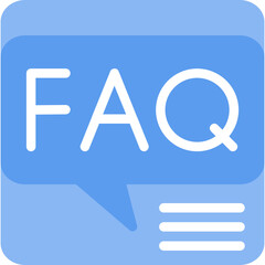 FAQ Flat Icon