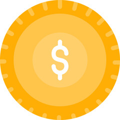 Coin Flat Icon