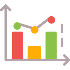Bar Chart Flat Icon