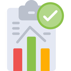 Performance Metrics Flat Icon