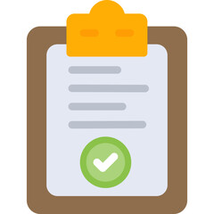 SEO Checklist Flat Icon