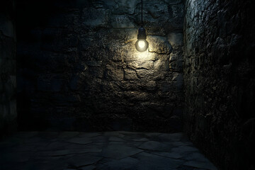 Dimly lit stone dungeon interior.