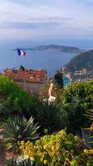Exotic garden Jardin Exotique d'Eze in the village of Eze Provence, Alps, Cote d'Azur France February 27, 2025