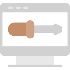 Machine Operation Flat Icon