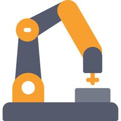 Manufacturing Technology Flat Icon