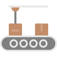 Production Output Flat Icon