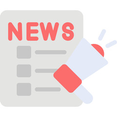 Press Release Flat Icon