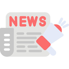 Press Release Flat Icon