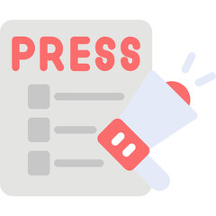 Press Release Document Flat Icon