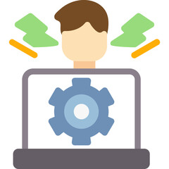 Stress Test Flat Icon