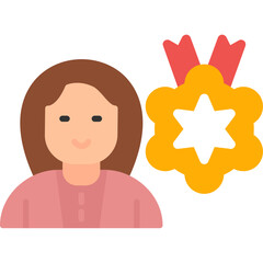Teacher's Award Ceremony Flat Icon