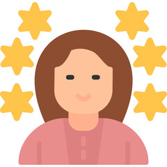 Teacher's Role Model Flat Icon