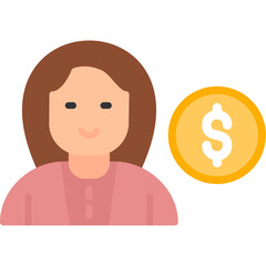 Teacher's Money Flat Icon