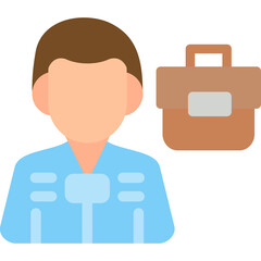 Career Booth Flat Icon