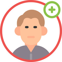 Friendship Add Flat Icon