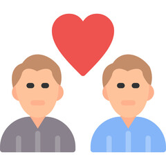 Friendship Flat Icon