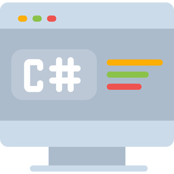 Coding Language Flat Icon