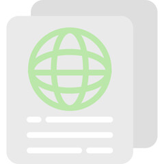 Passport Flat Icon