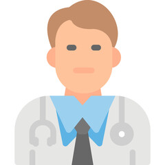 Doctor Flat Icon