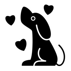 Pet Love solid Symbol Icon