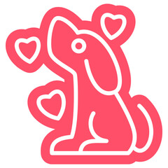 Pet Love illustration Icon
