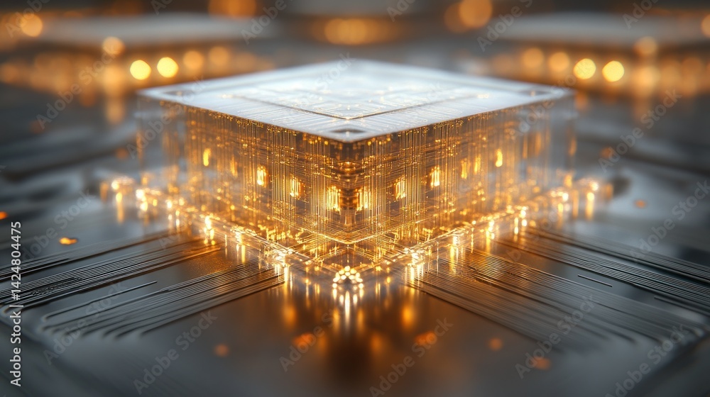 Poster illuminated microchip: a glimpse into the future of technology