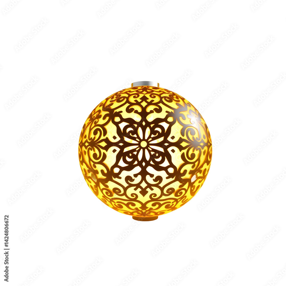 Poster Glowing Orb, Intricate Design, 3d Render. Plain White Background, A Futuristic Element, With Captivating Details. Light Emanates Softly. Ideal For A Modern Design Project, Visual Appeal.