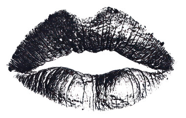 PNG Kiss mark mustache person human.