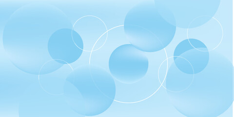 Abstract geometric background gradient soft light blue bokeh for Graphic Business background hitech technology digital design. VECTOR