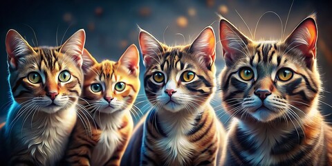 Adorable Cat Poses: High-Resolution Stock Photos of Cute Kittens in Playful and Relaxing Poses